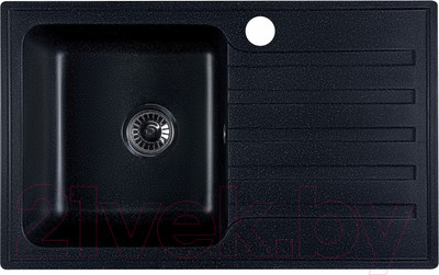 Мойка кухонная БелЭворс Styl L (черный, без сифона)