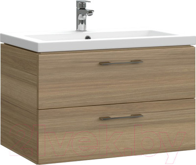 Тумба с умывальником Cersanit Lara 70 + Como / 63415 + S-UM-COM70/1-w