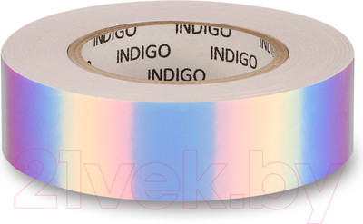 Обмотка для гимнастического снаряда Indigo Sport Rainbow IN151 (белый/фиолетовый)
