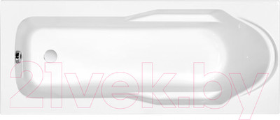 Ванна акриловая Cersanit Santana 140x70 (с ножками и экраном)