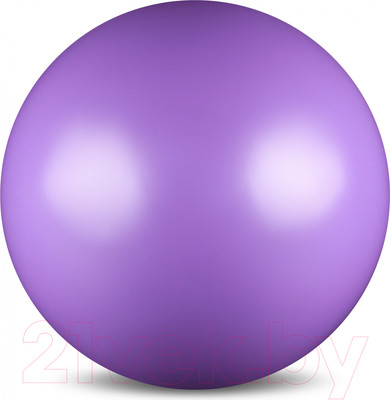 Мяч для художественной гимнастики No Brand Металлик AB2803 (сиреневый)