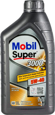 Моторное масло Mobil Super 3000 X1 5W40 / 152567 (1л)