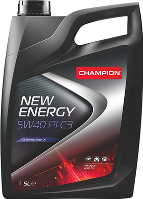 Моторное масло Champion New Energy PI C3 5W40 / 8203312 (5л)