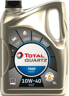Моторное масло Total Quartz Energy 7000 10W40 201536/214113 (4л)