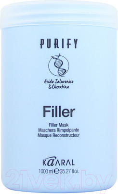 Маска для волос Kaaral Для придания плотности волосам Filler Mask (1л)