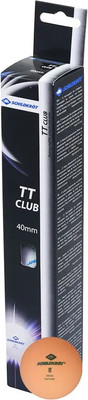 Набор мячей для настольного тенниса Donic Schildkrot 2T-Club / 618388 (6шт, оранжевый)