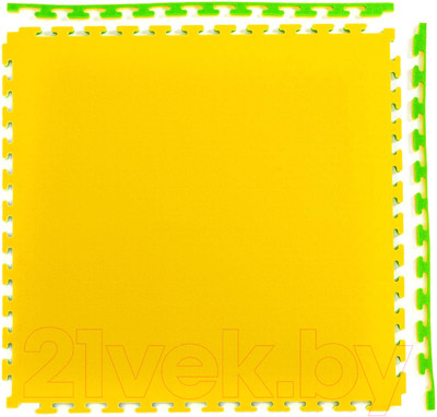 Гимнастический мат DFC 12278 (желтый/зеленый)