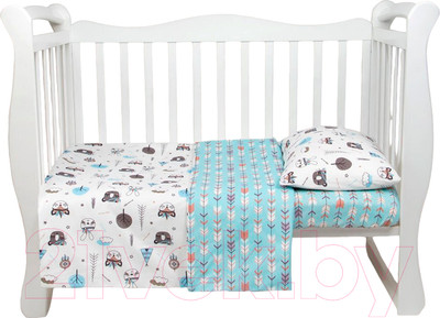 Комплект постельный для малышей Amarobaby Индейцы