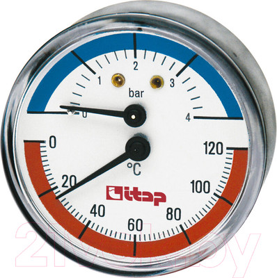 Манометр сантехнический Itap 1/2" 485B012 (осевое подключение)