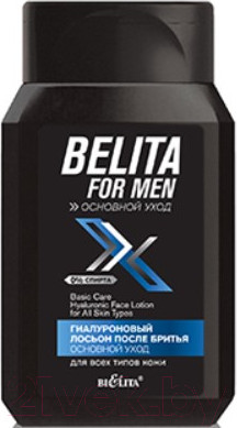 Лосьон после бритья Belita For Men Основной уход Гиалуроновый для всех типов кожи (150мл)