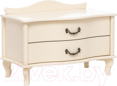 Тумба Импэкс Джульетта широкая 2 ящика (дуб шампань)