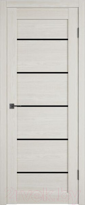 Дверь межкомнатная Atum Pro Х27 60х200 (Artic Oak/Black Gloss)