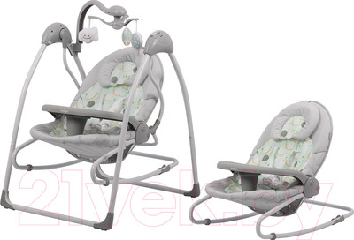 Качели для новорожденных INDIGO Fresh (зеленый)