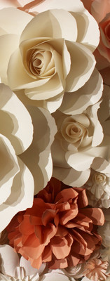 Фотообои листовые Citydecor Цветы 3D (100x254)