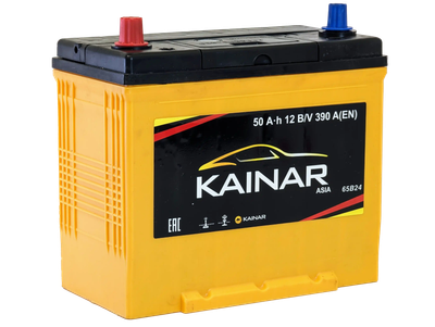 Автомобильный аккумулятор Kainar Asia 50 JL+ 450A / 045 24 42 03 0021 02 03 0 R (50 А/ч)