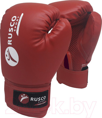 Боксерские перчатки RuscoSport 4oz (красный)