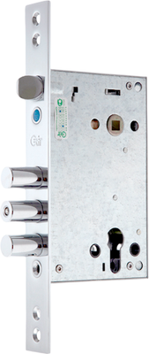 Замок врезной Crit А8 Ассистент (автомат, хром)