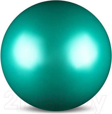 Мяч для художественной гимнастики No Brand Металлик AB2803 (зеленый)