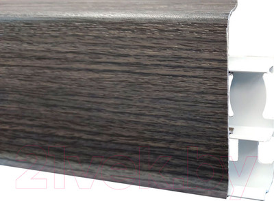 Плинтус Ideal Деконика 352 70мм (2.2м, каштан серый)