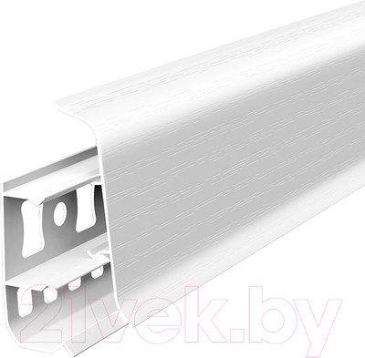 Плинтус Ideal Деконика 001 85мм (2.2м, белый)