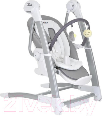 Стульчик для кормления Pituso Triola 3 в 1 (темно-серый)