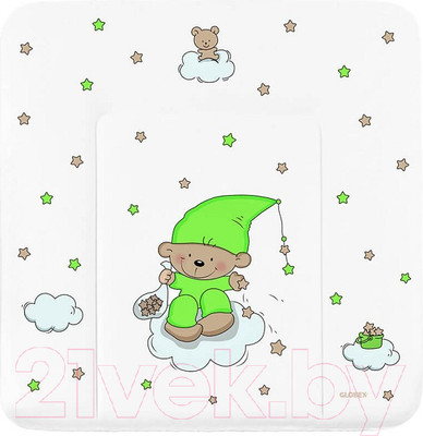 Пеленальный матрас GLOBEX Люкс Гном на облаке / 4208