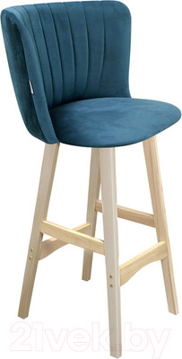 Стул барный Sheffilton SHT-ST36-1/S65 (тихий океан/прозрачный лак)