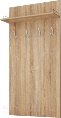 Вешалка для одежды Памир Италия В-800 (дуб сонома/белый глянец)