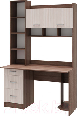 Компьютерный стол Памир ПКС-5 (ясень шимо темный/ясень шимо светлый)