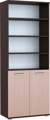 Стеллаж Памир ПКС-8 185.2x38.4x71.8 (венге/дуб белфорт)