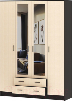 Шкаф Памир София Квадро (венге/дуб белфорт)