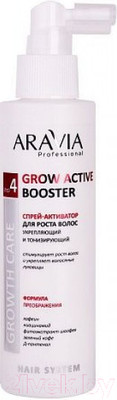 Спрей для волос Aravia Prof Grow Active Booster Активатор д/роста волос Укрепляющий (150мл)