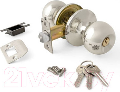 Защелка врезная Vanger 6072-01-CR (хром)