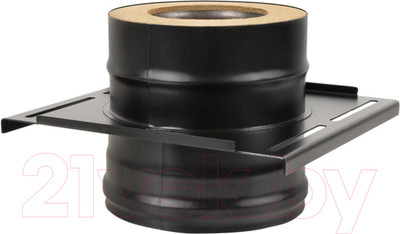 Площадка монтажная для труб Везувий 0.8мм д. 150x250 (черный)