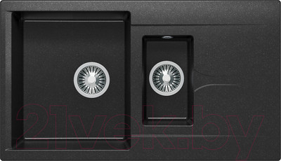 Мойка кухонная Polygran Brig-870 (черный)