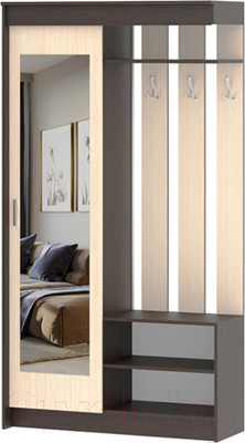 Секция в прихожую Памир ПВ-5 (венге/дуб белфорт)