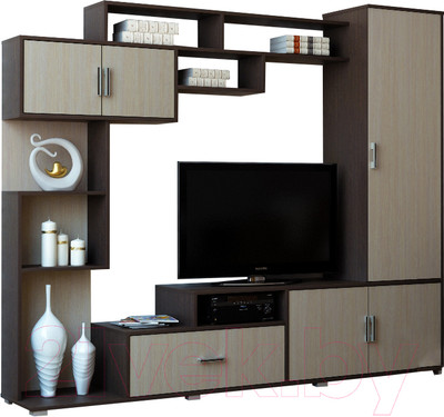 Стенка Памир Пекин (венге/дуб белфорт)