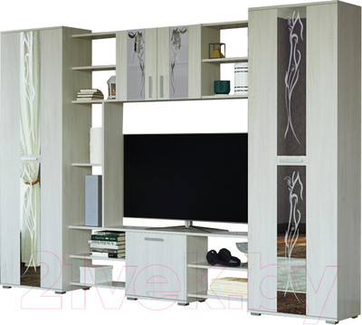 Стенка Памир Прага (ясень анкор светлый)