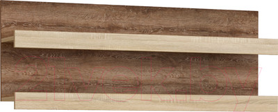 Полка Памир Соната НПС-1200 (дуб сонома/дуб сакраменто)