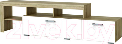 Тумба Памир Соната ТБС-2000 (дуб сонома/белый глянец)