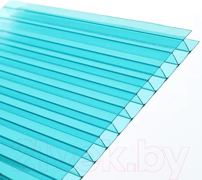 Сотовый поликарбонат TitanPlast 2100x3000x3.8мм (бирюзовый)