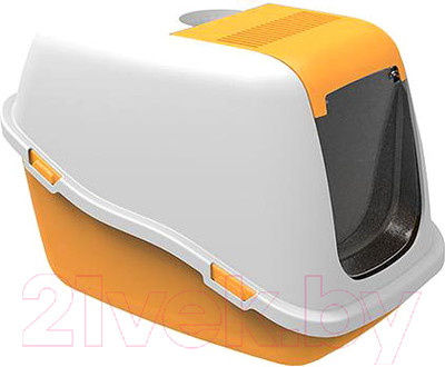 Туалет-домик Kiri-Kiri Ella Comfort 50428 (с cовком, оранжевый/белый)