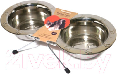 Набор мисок для животных Rosewood Лапки / 06093/RW