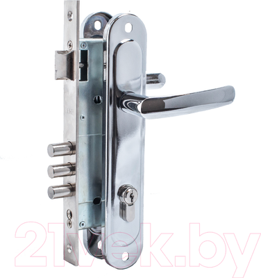 Замок врезной Зенит ЗВ4-85.3-02 (хром)