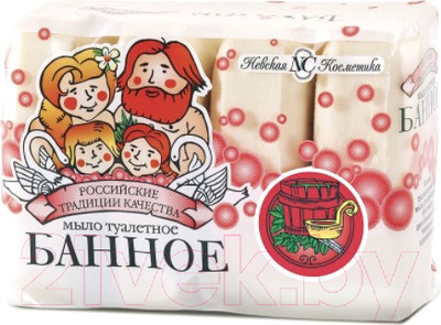 Набор мыла Невская Косметика Банное (4x100г)