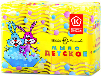Мыло твердое детское Невская Косметика Твердое (4x100г)