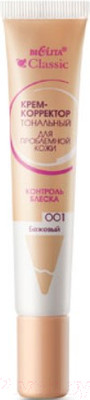 Тональный крем Belita Classic Для проблемной кожи тон 001 бежевый (20мл)