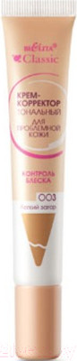 Тональный крем Belita Classic Для проблемной кожи тон 003 легкий загар (20мл)