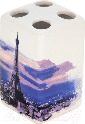 Стакан для зубной щетки и пасты Рыжий кот Париж TBH-P / 002909