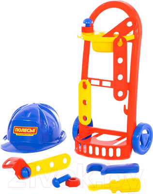 Тележка с инструментами игрушечная Полесье Механик / 69825 (14эл)
